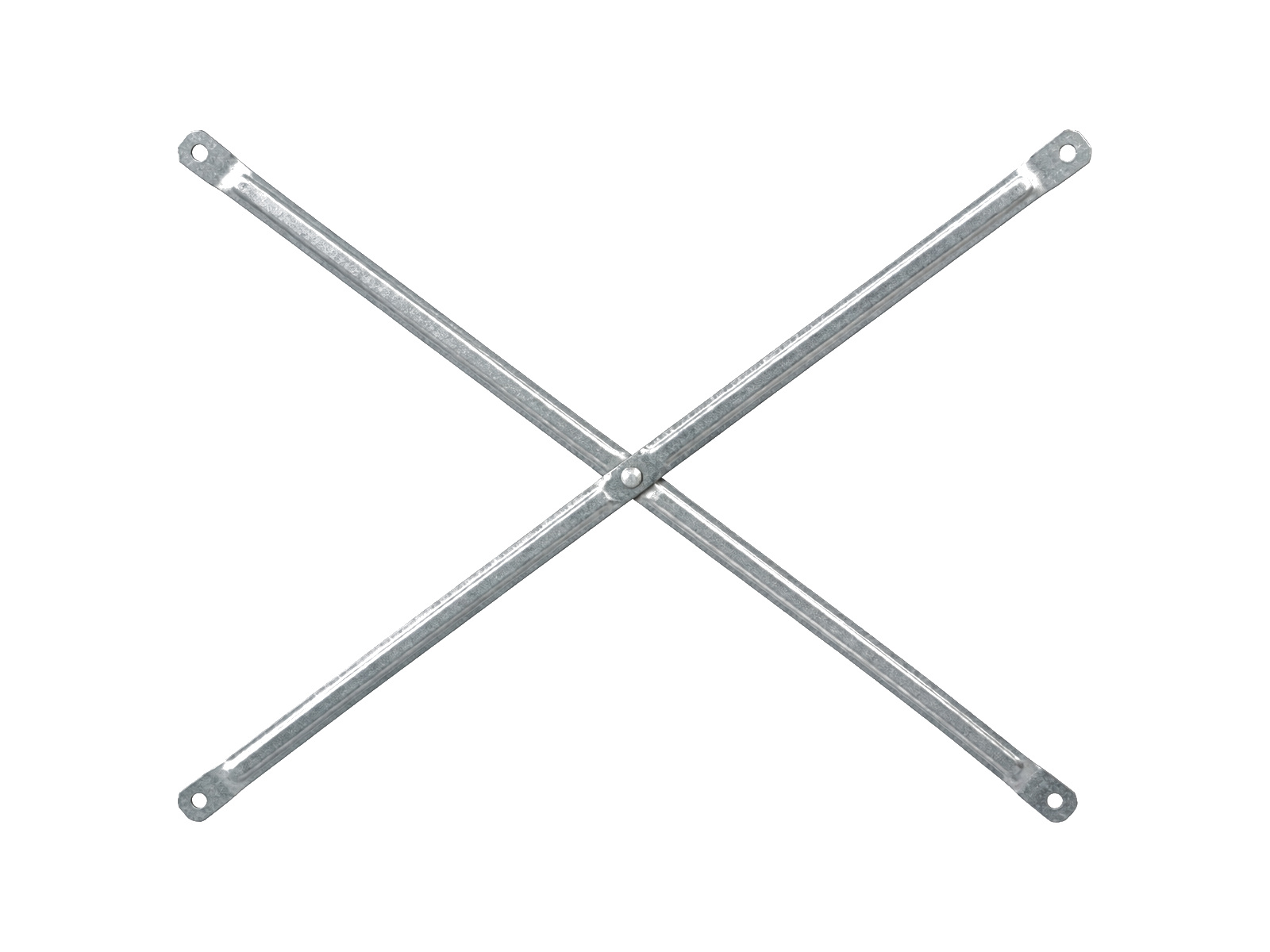 Cruzeta diagonal de andamio galvanizada en forma de X